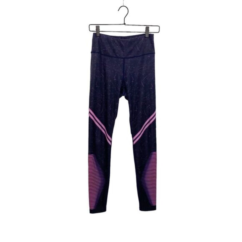 Fila Sport Leggings Womens Small High rise Tru-Dry Lycra Dark Purple/Blue‎
